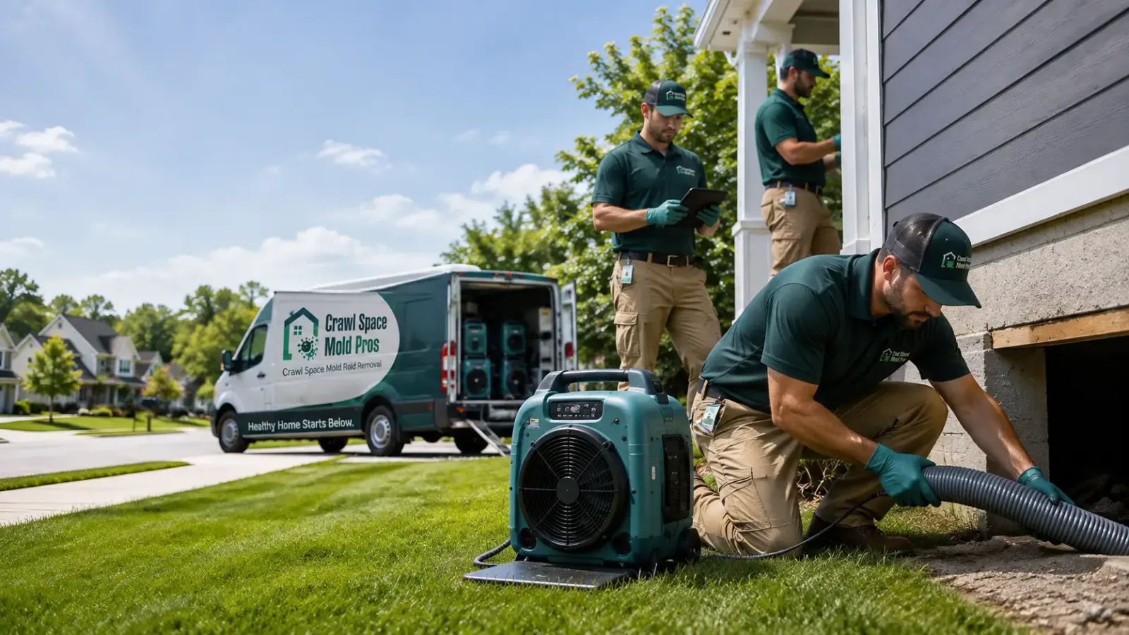 Crawl Space Mold Removal in Annapolis, CA